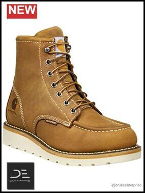 Waterproof Moc Toe Work Boots for Women - Premium Leather, Goodyear Welt